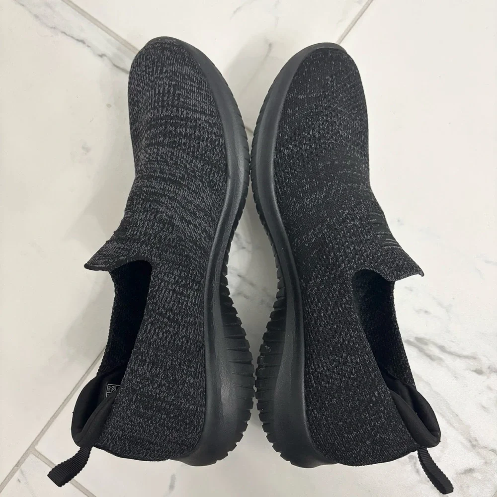 Skechers Ultra Flex Harmonious Slip On Sneakers Womens 9 Black Comfort Shoes